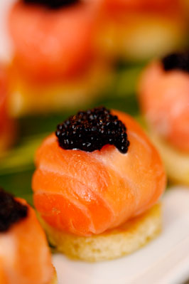 Caviar canapé